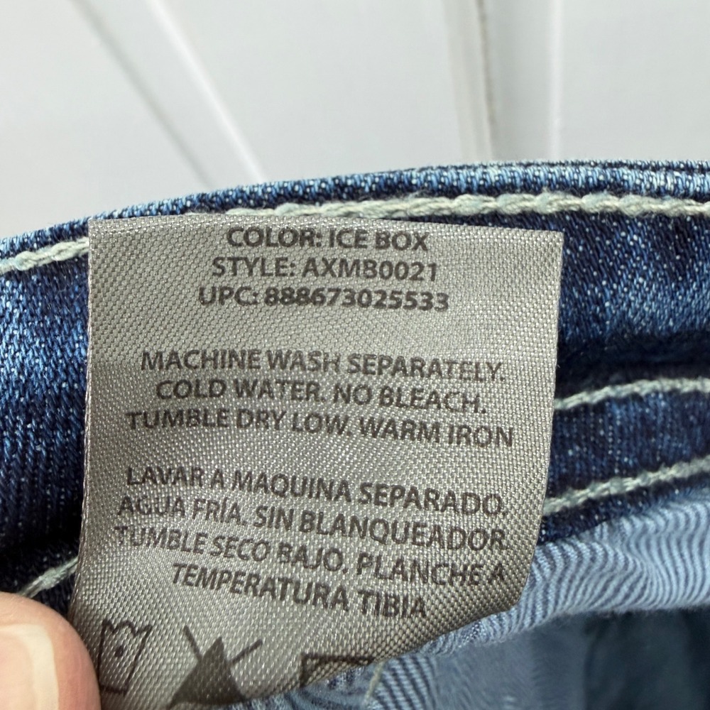 NWT Axel Mens 38 x 32 Thick Stitch Slim Boot Cut Stretch Denim Jeans AXMB0021 - Picture 12 of 12